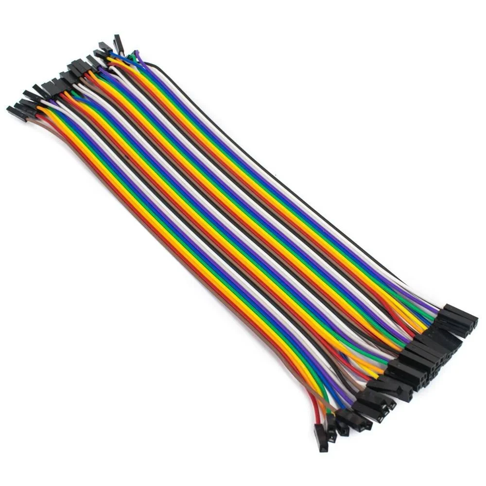 FIL DE CONNEXION FEMELLE / FEMELLE 40cm LOT ( 40 ) Fils