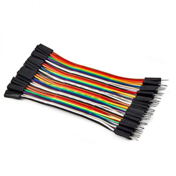 FIL DE CONNEXION FEMELLE / MALE 10cm LOT ( 40 ) fils