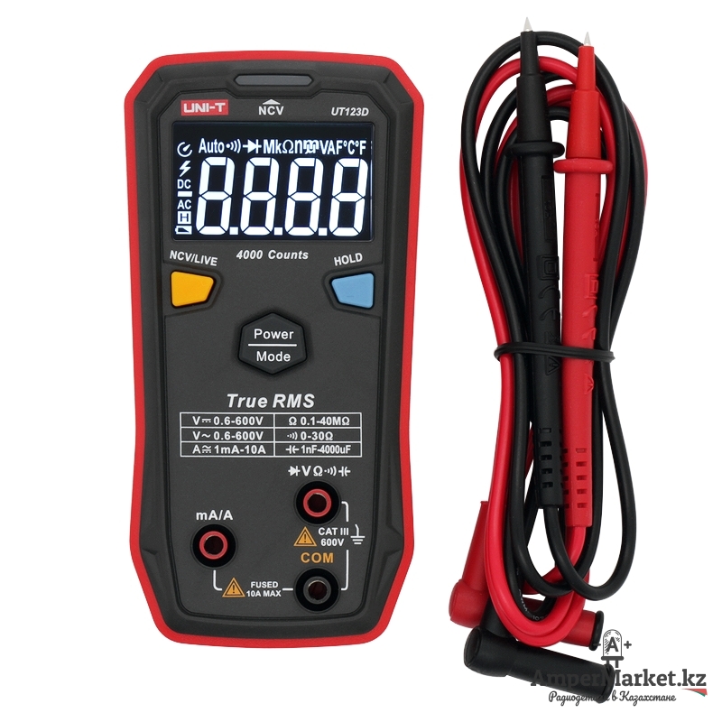 UT123D SMART MULTIMETRE INTELLIGENT AC/DC 600V 10A UNI-T