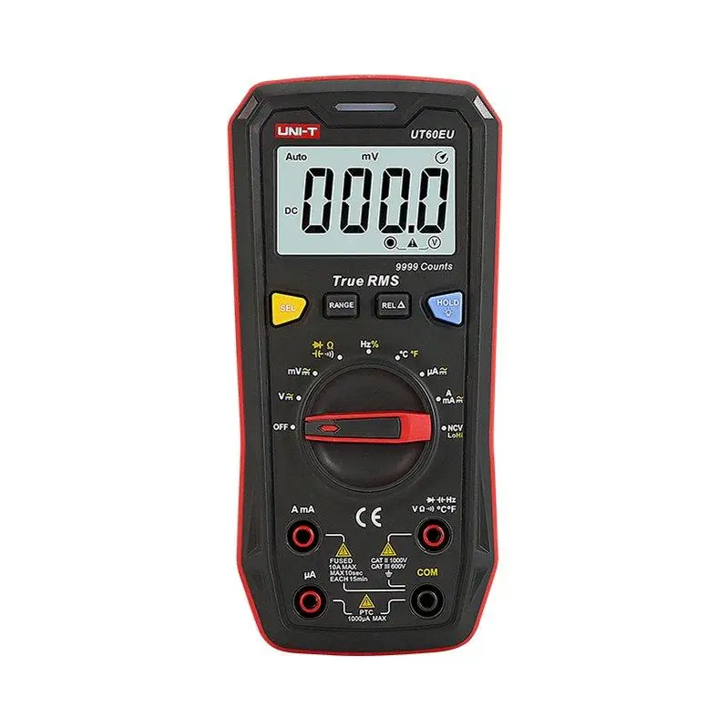 UT60EU MULTIMETRE True RMS AC/DC 1000V 10A UNI-T