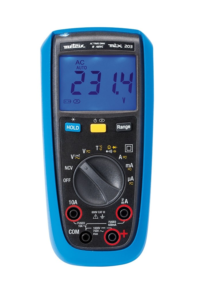 MTX203 Multimètre Numérique True RMS METRIX