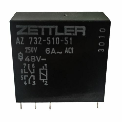 AZ732-510-52 RELAIS 48VDC / 2RT ZETTLER