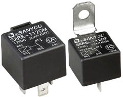 SARE-S-112D RELAIS 12VDC / 30A SANYOU