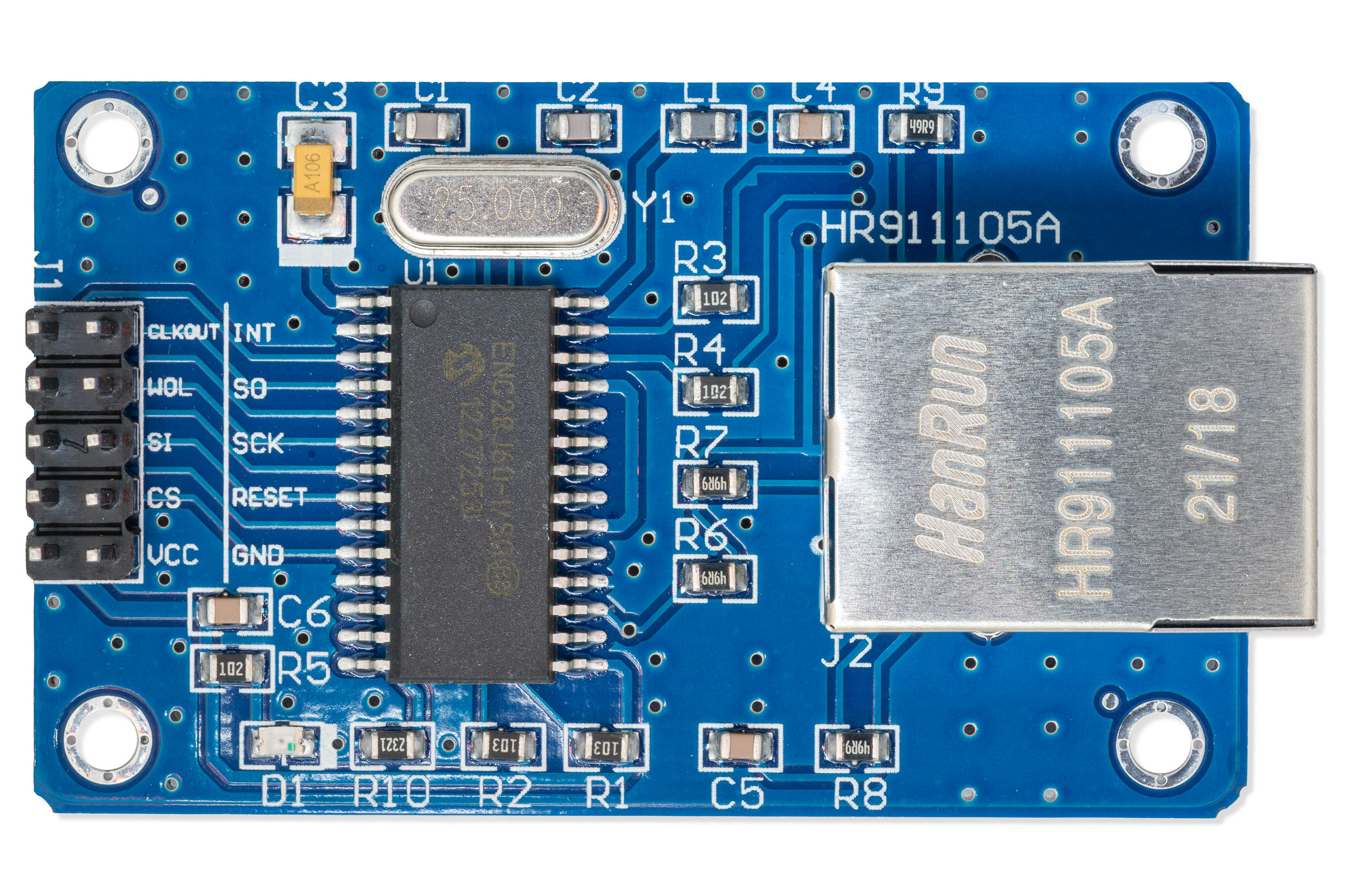MODULE ENC28J60 CONTROLEUR RESEAU