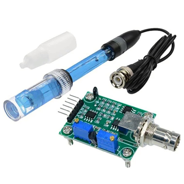 PH ELECTRODE PROBE E-201-C PHS-25 PHS-3C COMPOSITE PH0-14 ANALOG METER SENSOR MODULE FOR ARDUINO
