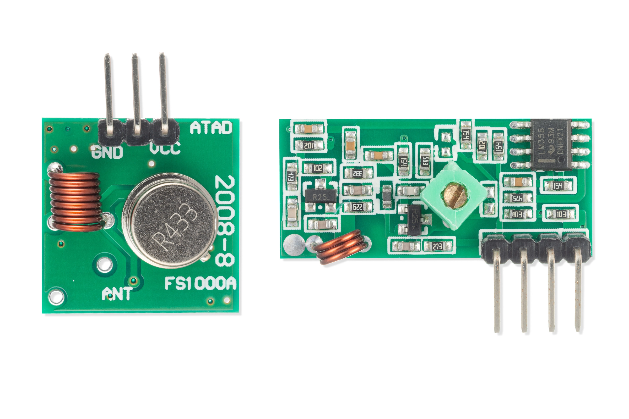 KIT EMETTEUR / RECEPTEUR RADIOFREQUENCE 433MHZ