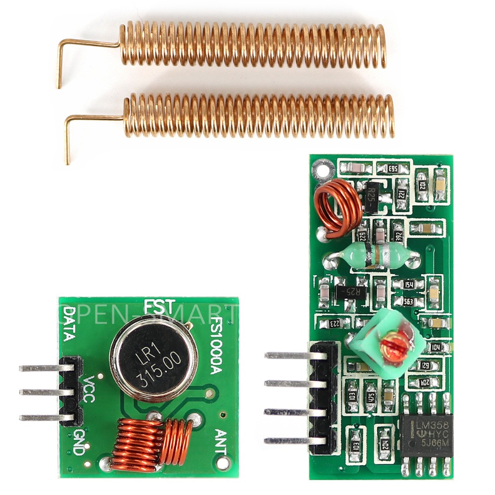 KIT EMETTEUR / RECEPTEUR RADIOFREQUENCE 315MHZ