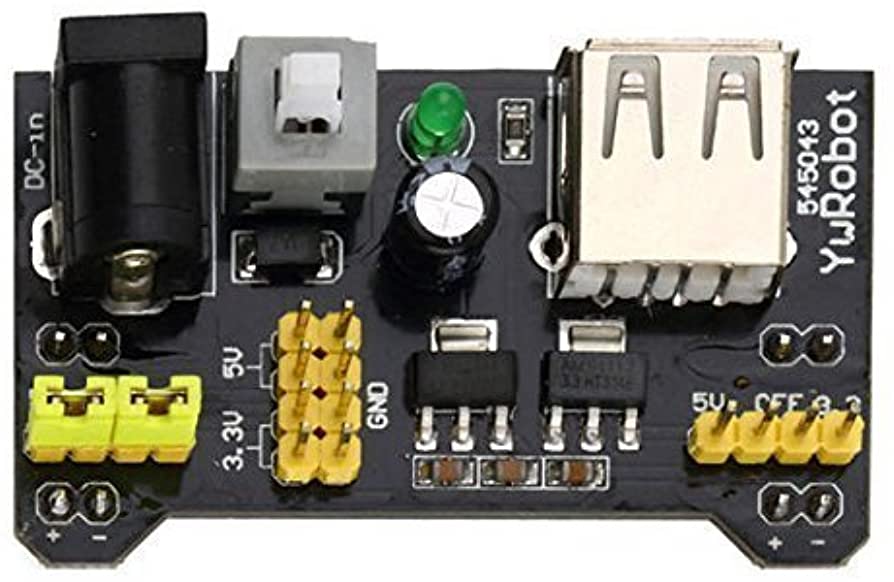 MB102 MODULE ALIMENTATION 3.3V/5V pour PLAQUE D’ESSAI