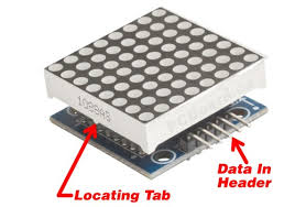 MAX7219 MATRICE A LED 8X8