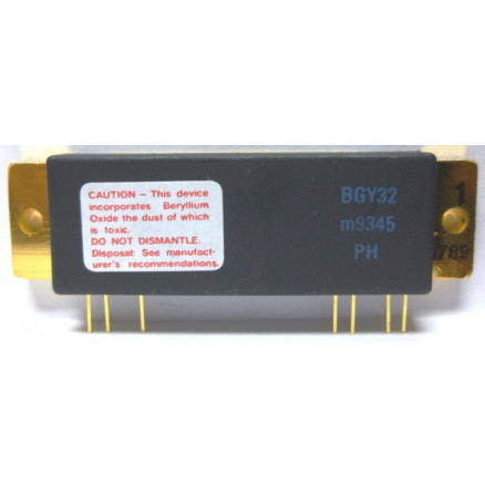 BGY32 POWER MODULE 68-88 MHz, 12.5V, MFR: Philips