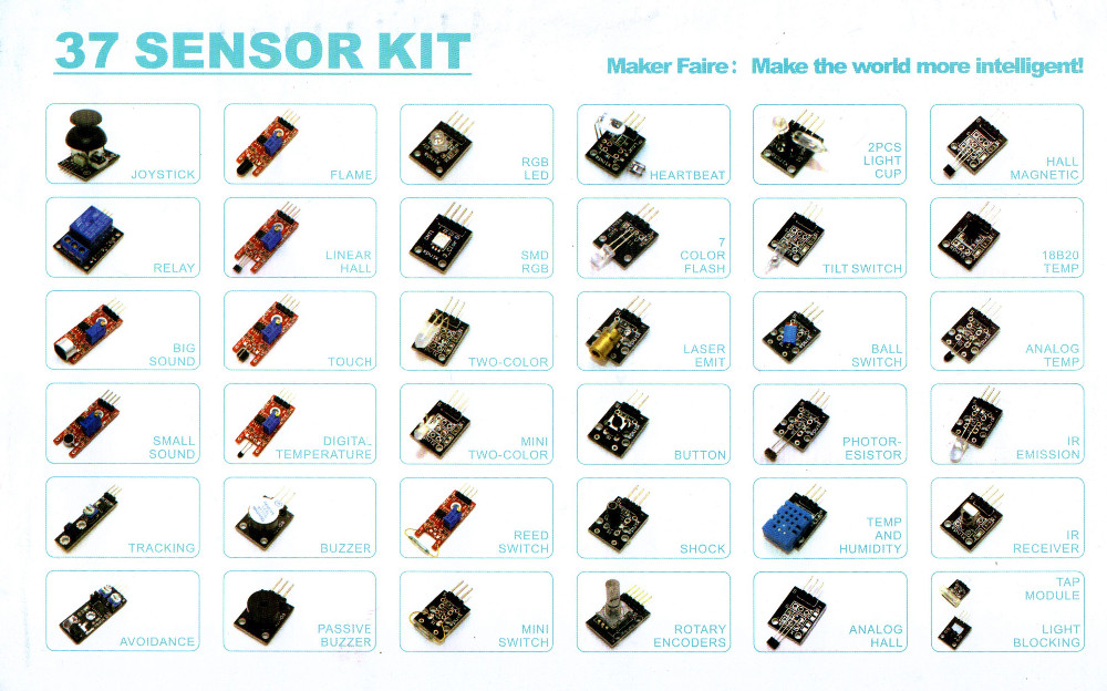 KIT CAPTEURS 37 pcs EN 1 (With BOX )