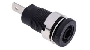 FICHE BANANE FEMELLE 4MM ISOLE 500V 10A NOIR
