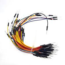 LOT de 65 JUMPERs DE CONNEXION 1MM DIFFRENTS LONGEURS R/N