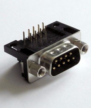 CONNECETEUR SUB-D9 MALE COUDE