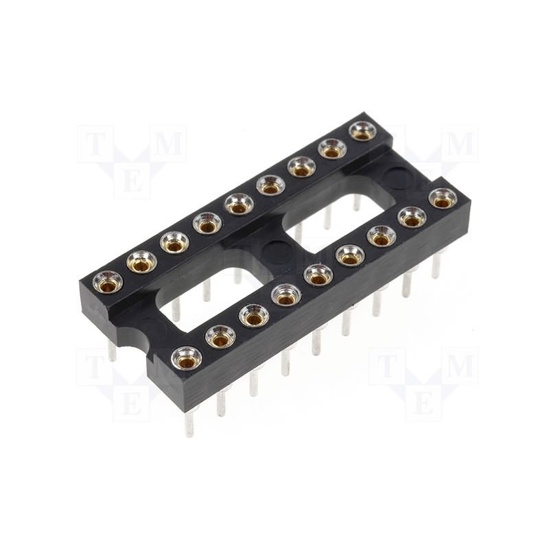 SUPPORT CIRCUIT INTEGRE TULIPE 18 CONTACTS ETROIT