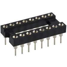 SUPPORT CIRCUIT INTEGRE TULIPE 16 CONTACTS ETROIT