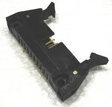 CONNECTEUR HE10 26 CONTACTS COUDE NOIR