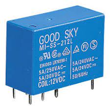 MI-SH-212L RELAIS 12VDC 5A 2 CONTACTS