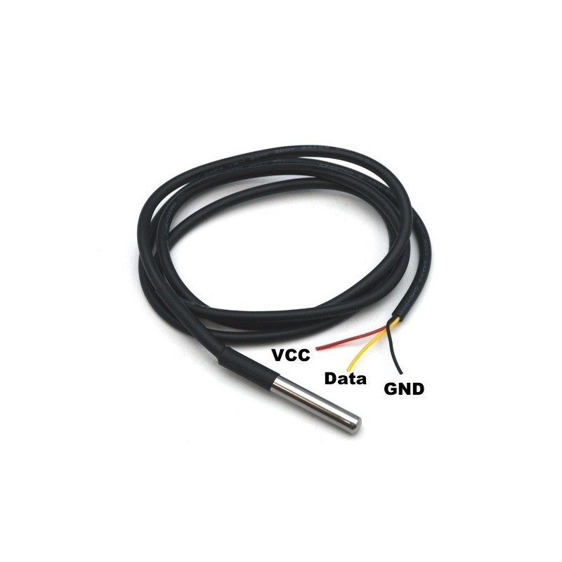 DS18B20 Sonde Thermique Digitale Etanche 1m