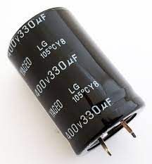 330UF 400VDC Condensateur Chimique RADIAL