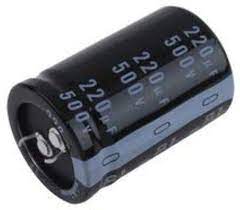 220UF 500VDC Condensateur Chimique RADIAL