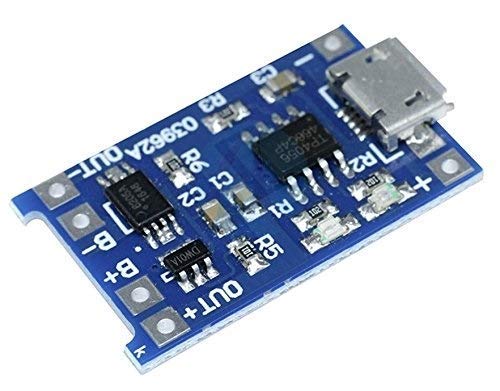 TP4056 Micro USB 5V 1A Lithium Battery Charging Module